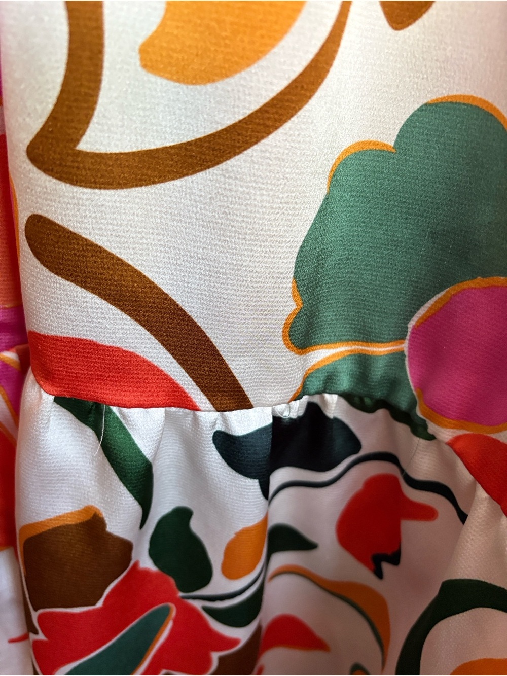 Umgee Cream Maxi Dress Size 2XL - Picture 8 of 8
